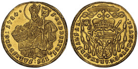 Franz Anton von Harrach, 1709-1727
Ducat, 1724, AU
Ref : Fr. 844
Conservation : NGC MS 63