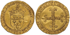 Louis XII 1498-1515 Écu d'or, Poitiers, AU 3.43 g. Ref : Dup. 647, Fr.323 Conservation : NGC AU 58