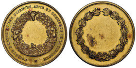 Troisième République 1870-1940
Médaille en or, ND, Société d'agriculture Sciences arts et Commerce de la Chabente, AU 25.77 g. 36 mm poinçon Corne
Con...