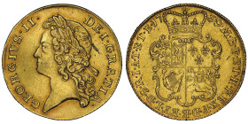 George II 1727-1760
2 Guineas, London, 1739, AU 16.72 g. Ref : S. 3669, Fr. 338.
Conservation : NGC AU 55. Top pop