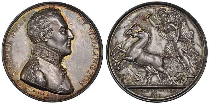 George III 1760-1820
Médaille en argent Maréchal Arthur Wellesley, Duke of Welli...