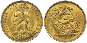 Victoria 1837-1901
2 Pounds, 1887, AU 15.97 g. Ref : S. 3865, Fr.391 Conservation : NGC MS 64
