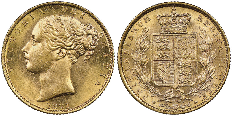 Victoria 1837-1901
Sovereign, London, 1871, AU 7.98 g. Ref : S.3856, Fr.388
Cons...