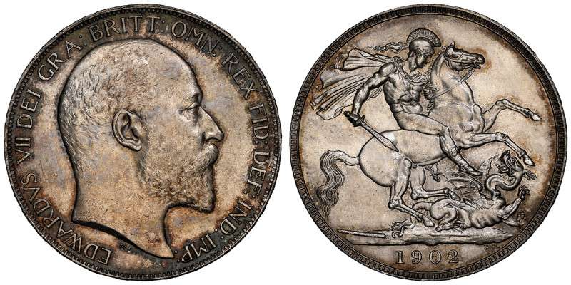 Edward VII 1901-1910
Crown 1902, AG 28.28 g. Ref : Seaby 3978 Conservation : NGC...