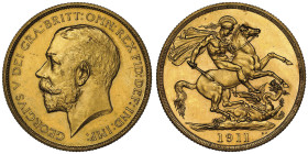 George V 1910-1936
2 Pounds, 1911, AU 15.97 g. Ref : S. 3995, Fr. 403, KM#821 Conservation : NGC PROOF 61