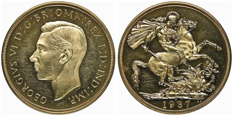 George VI 1936-1952
2 Pounds 1937, AU 15,98 g. Ref : Fr. 409, KM#860 Conservatio...