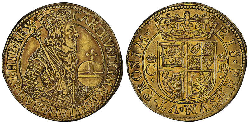SCOTLAND
Charles I 1637-1642
Unite, Edinburgh, AU 9.74 g.
Avers : CAROLVS ▪ D: G...