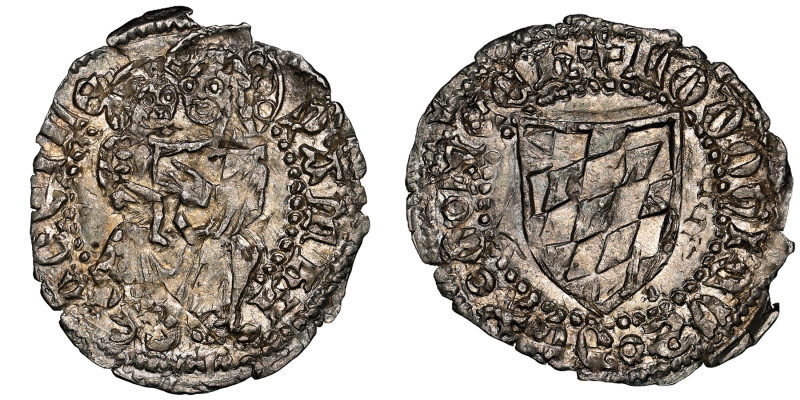 AQUILEIA
Ludovico II (Ludwig II von Teck) 1412-1420
Denaro o soldo, AG 0.59 g.
R...