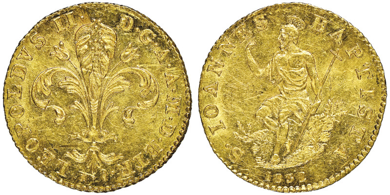 Leopoldo II 1824-1848 
Zecchino d'oro, 1832, AU 3.48 g. Ref : MIR 445/4 (R) , Pu...