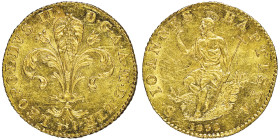 Leopoldo II 1824-1848 
Zecchino d'oro, 1832, AU 3.48 g. Ref : MIR 445/4 (R) , Pucci 206 Fr. 345 Conservation : NGC MS 61. Rare