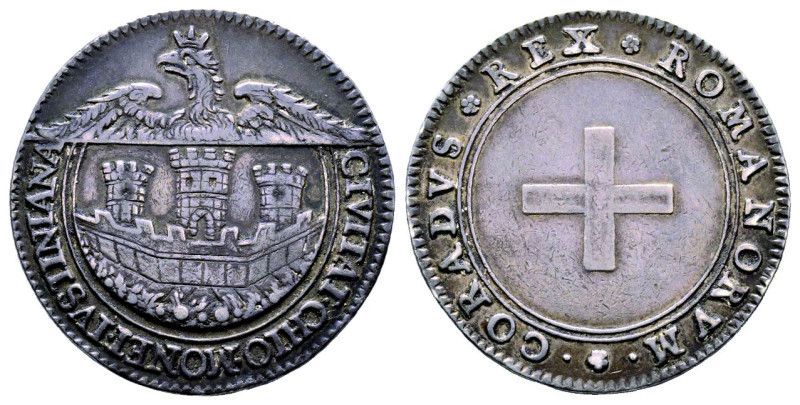 Signori di Chios
La Maona 1347-1566
Médaille en argent, ND, AG 6.18 g.
Avers : C...