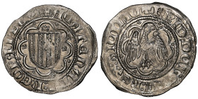 Federico IV 1355-1377
Pierreale, AG 3.29 g.
Ref : MIR 184
Conservation : NGC MS 64. Top Pop: le plus beau gradé.