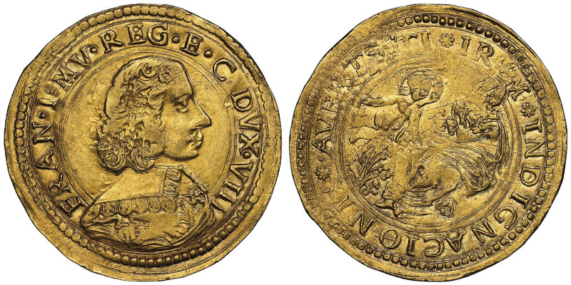 Francesco I d'Este, 1629-1658
4 Scudi d'oro, Modena, ND, AU 13.13 g.
Ref : MIR 7...