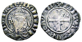 ETATS PONTIFICAUX
Bonifacius VIII 1294-1303
Grosso paparino ou double Denier, Pont-de-Sorgues, AG 1.12 g.
Ref : MIR 180 (R3), Munt 1, Berman 165
Conse...