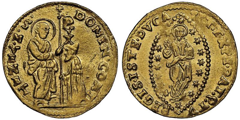 Domenico Contarini 1659-1674
Zecchino, AU 3.5 g.
Ref : Paolucci 1, Fr. 1332 Cons...