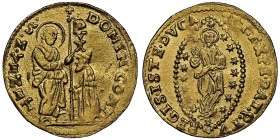 Domenico Contarini 1659-1674
Zecchino, AU 3.5 g.
Ref : Paolucci 1, Fr. 1332 Conservation : NGC MS 62