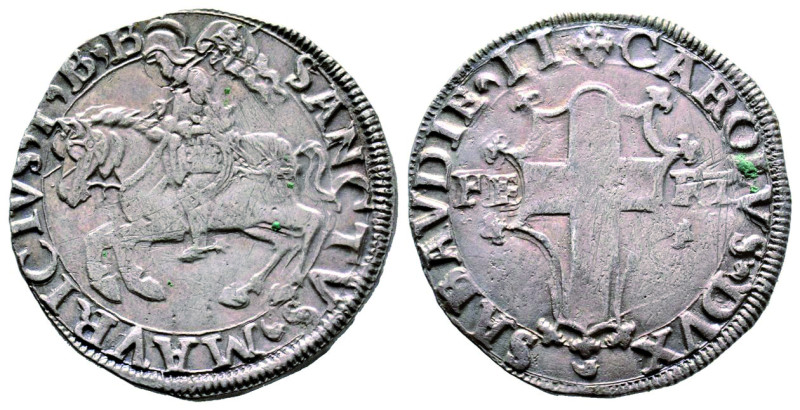 Carlo II 1504-1553
9 Grossi, III Tipo, ND, AG
Ref : Cud. 427 (R3), MIR 367, Sim ...