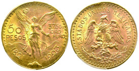 50 Pesos, 1923, AU 41.66 g. 900‰
Ref : KM#481, Fr.172
Conservation : PCGS MS 63