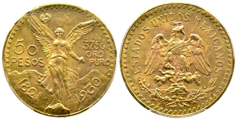 50 Pesos, 1930, AU 41.66 g. 900‰
Ref : KM#481, Fr.172
Conservation : PCGS MS 63...