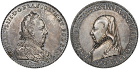 POLOGNE
HENRI III 1573 - 1575 et CATHERINE de MEDICIS 
Médaille d'argent au buste du roi de France par Claude de Héry et à celui de sa mère par Germai...