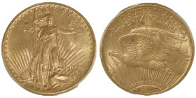 20 Dollars, Philadephia, 1923, MOTTO, AU 33.43 g.
Ref : Fr.185, KM#131
Conservation : PCGS MS 64
