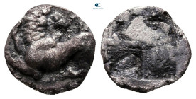 Macedon. Phagres circa 450 BC. Trihemiobol AR