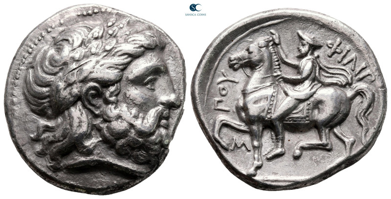 Kings of Macedon. Amphipolis. Philip II of Macedon 359-336 BC. struck ca. 355-34...