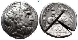 Kings of Macedon. Amphipolis. Philip II of Macedon 359-336 BC. Struck under Kassander or his son Antipater. Tetradrachm AR