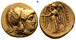 Kings of Macedon. Babylon. Alexander III "the Great" 336-323 BC. Struck under Seleukos I, circa 311-300 BC. Stater AV