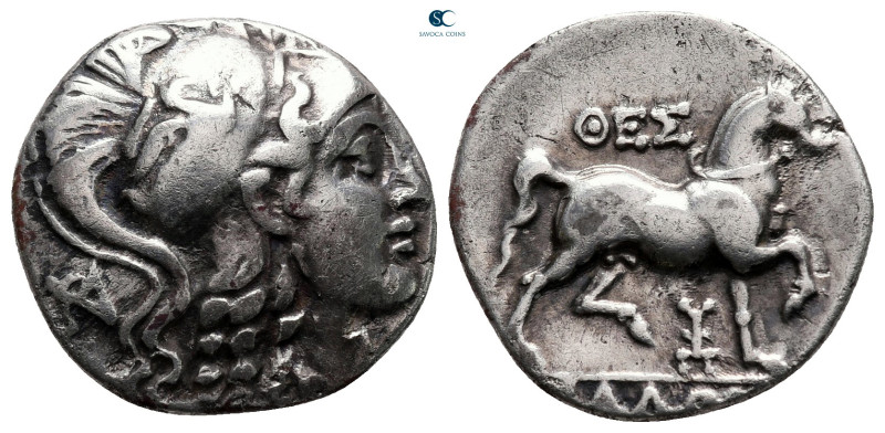 Thessaly. Thessalian League circa 200-100 BC. 
Drachm AR

18 mm, 4,00 g

He...