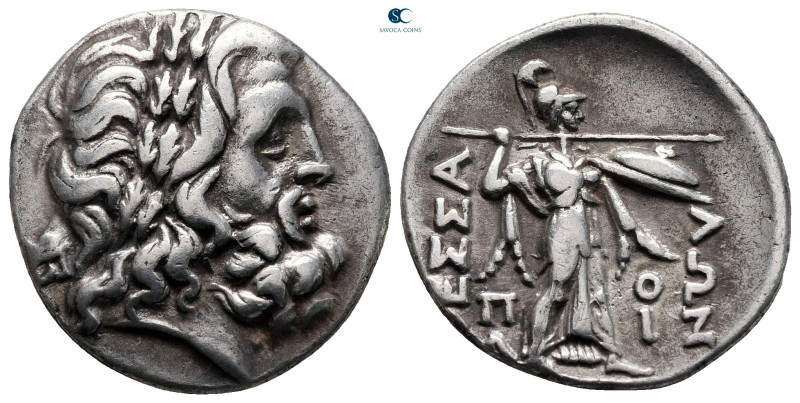 Thessaly. Thessalian League circa 200-100 BC. Poli-, magistrate
Stater AR

22...