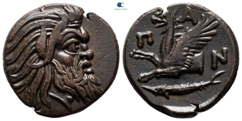 Cimmerian Bosporos. Pantikapaion circa 325-310 BC. 
Bronze Æ

21 mm, 5,92 g
...