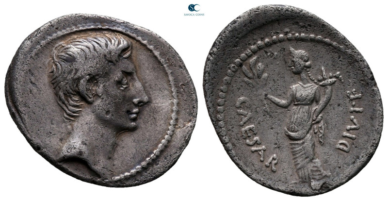 Octavian 29-27 BC. Uncertain Italian mint, possibly Rome
Denarius AR

22 mm, ...