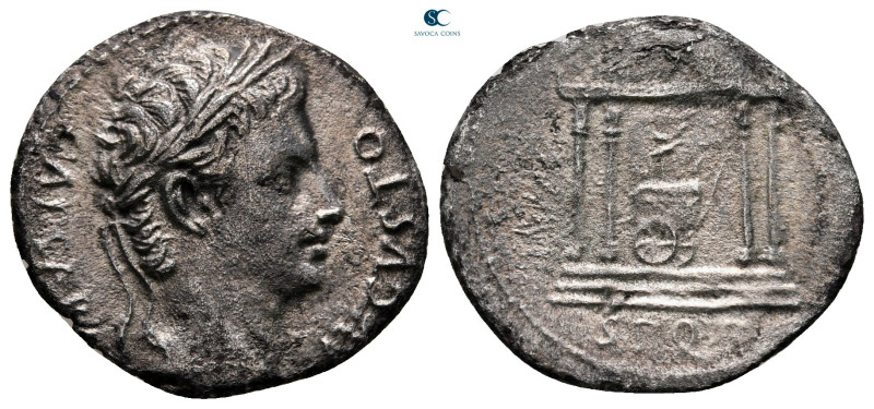 Augustus 27 BC-AD 14. Spanish mint (Colonia Partica?)
Denarius AR

19 mm, 2,9...