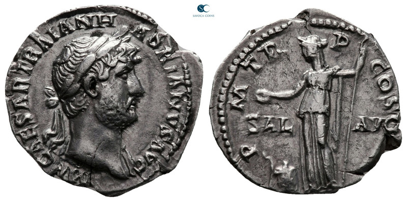 Hadrian AD 117-138. Rome
Denarius AR

19 mm, 3,18 g

IMP CAESAR TRAIAN HADR...
