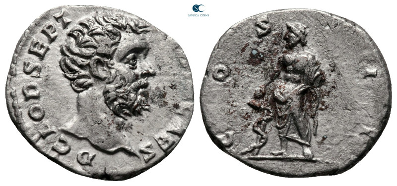Clodius Albinus AD 193-197. Rome
Denarius AR

18 mm, 2,58 g

D CLOD SEPT [A...