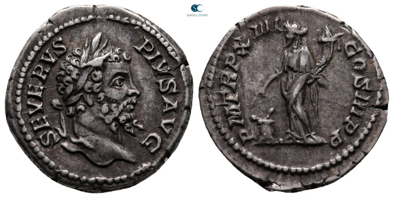 Septimius Severus AD 193-211. Rome
Denarius AR

19 mm, 3,47 g

SEVERVS PIVS...
