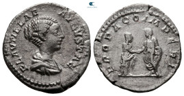Plautilla. Augusta AD 202-205. Rome. Denarius AR