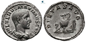 Maximus, Caesar AD 236-238. Struck AD 235-236. Rome. Denarius AR