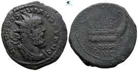 Postumus, Usurper in Gaul AD 260-269. Treveri. Double Sestertius Æ