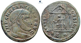 Maxentius AD 306-312. Rome. Follis Æ