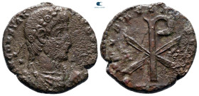 Constantius II AD 337-361. Treveri. Follis Æ