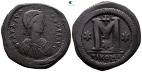 Anastasius I AD 491-518. Nikomedia. Follis or 40 Nummi Æ