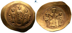 Romanus IV Diogenes, with Eudocia, Michael VII, Constantius, and Andronicus AD 1068-1071. Constantinople. Histamenon Nomisma AV