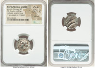 PAPHLAGONIA. Sinope. Ca. late 4th century BC. AR drachm (19mm, 4.91 gm, 5h). NGC Choice AU 5/5 - 4/5, die shift. Eronu-, magistrate. Head of nymph lef...