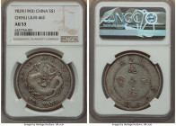 Chihli. Kuang-hsü Dollar Year 29 (1903) AU53 NGC, KM-Y73.1, L&M-462. Small traces of maple luster can be seen on this fully defined piece. 

HID098012...