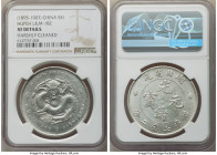 Hupeh. Kuang-hsü Dollar ND (1895-1907) XF Details (Harshly Cleaned) NGC, Ching mint, KM-Y127.1, L&M-182. Jarring argent surfaces display evidence of g...