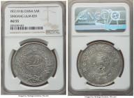 Sinkiang. Republic Sar (Tael) Year 7 (1918) AU55 NGC, KM-Y45.2, L&M-839. Boasting well engraved rims and luminous fields. 

HID09801242017

© 2022 Her...