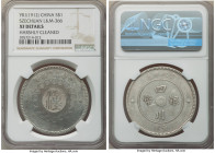 Szechuan. Republic Dollar Year 1 (1912) XF Details (Harshly Cleaned) NGC, KM-Y456, L&M-366. A gently circulated piece that, despite a history of clean...