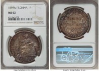 French Colony Piastre 1897-A MS62 NGC, Paris mint, KM5a.1. An attractive example of this rarer date with glowing amethyst patina. 

HID09801242017

© ...